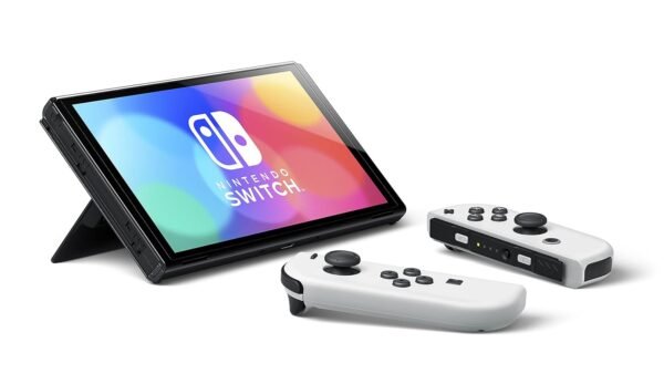 Nintendo Switch (OLED model) with White Joy-Con - Image 5